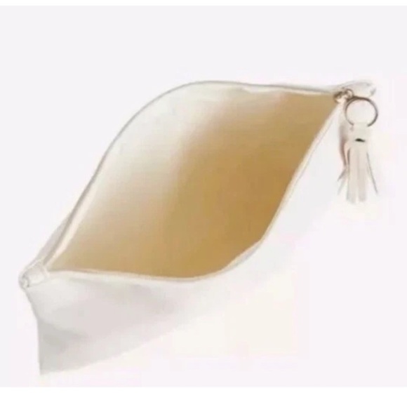 Rachel Miriam Winter White Clutch Bag Purse $148 Retail New in Sealed Package - Picture 4 of 6